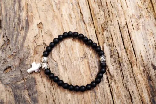 Onix cross bracelet from Holy Land