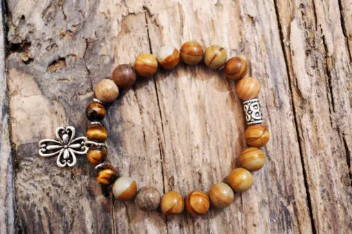 Jasper cross bracelet from Holy Land